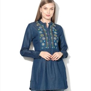 Desigual denim tunic size S